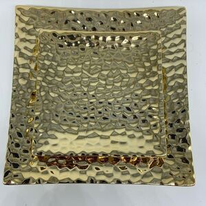 GOLD DECORATIVE‎ PLATES BY Z GALLERIE, set of 2